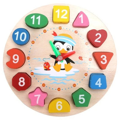 Horloge en Bois Montessori