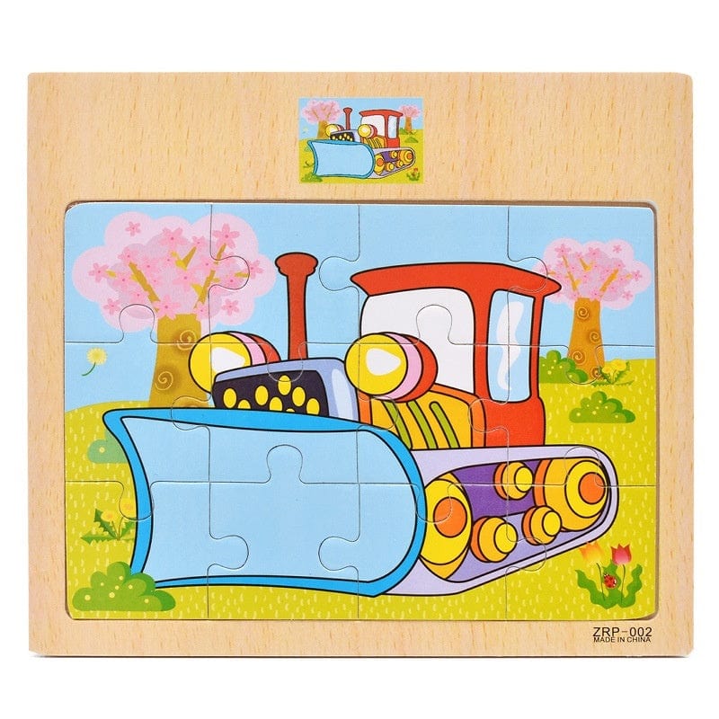Puzzle Bois Bébé Montessori