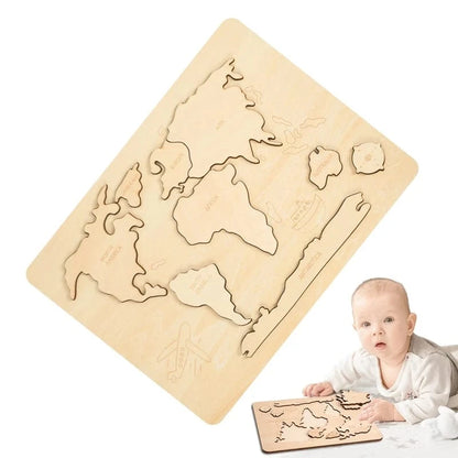 Puzzle Carte du monde Montessori