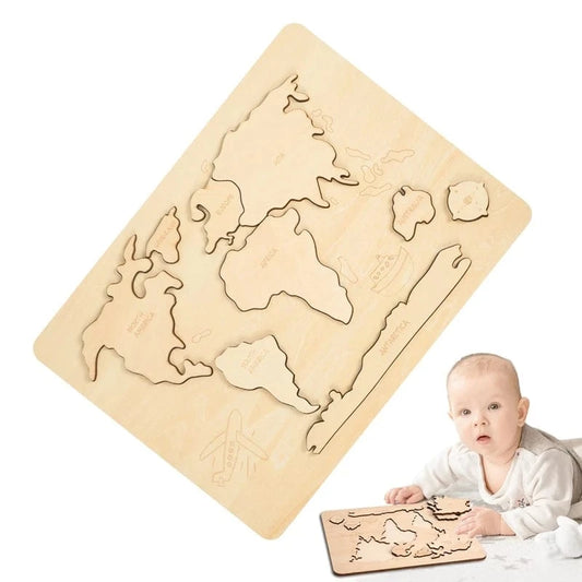 Puzzle Carte du monde Montessori