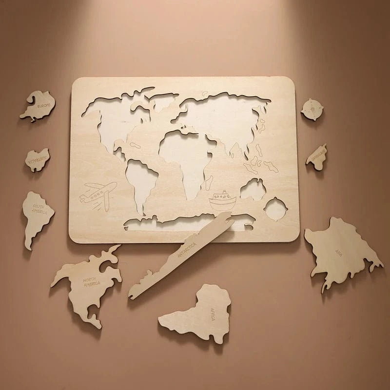Puzzle Carte du monde Montessori
