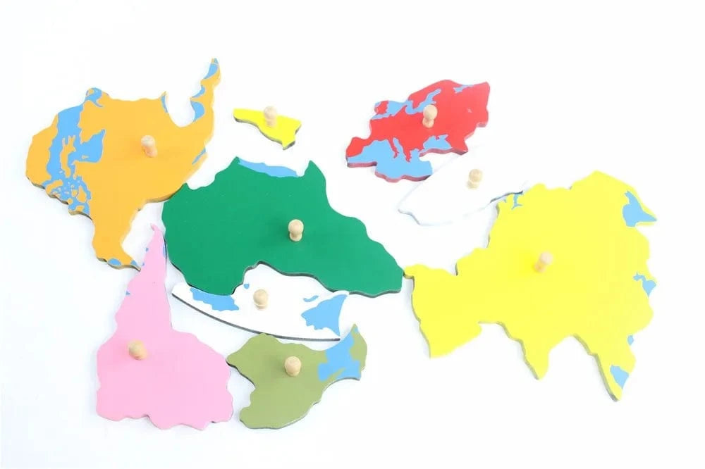 Puzzle Continent Montessori