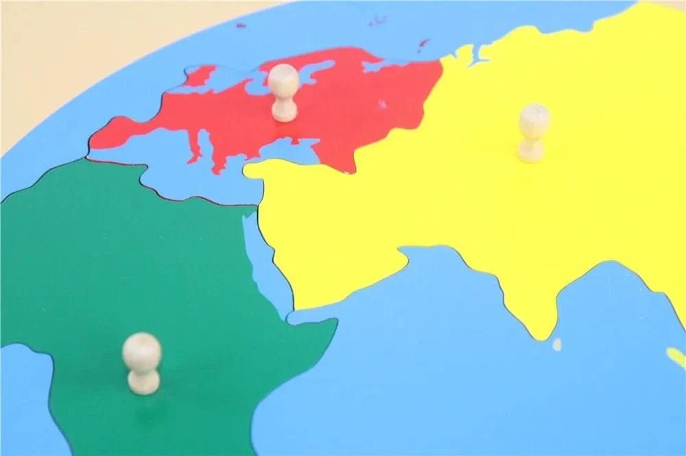 Puzzle Continent Montessori