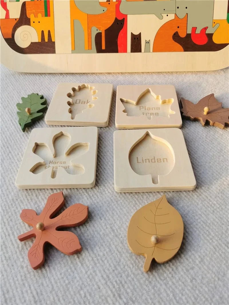 Puzzle Feuille Montessori