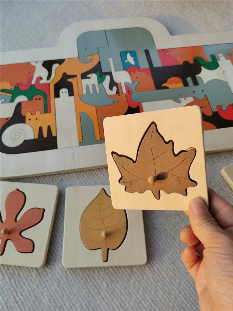 Puzzle Feuille Montessori