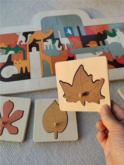 Puzzle Feuille Montessori