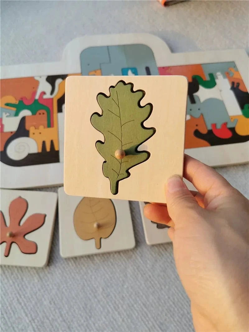 Puzzle Feuille Montessori
