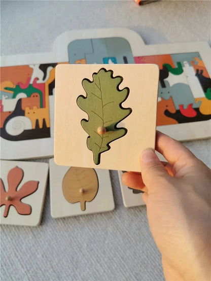 Puzzle Feuille Montessori