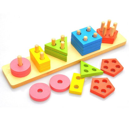 Puzzle Formes Géométriques Montessori
