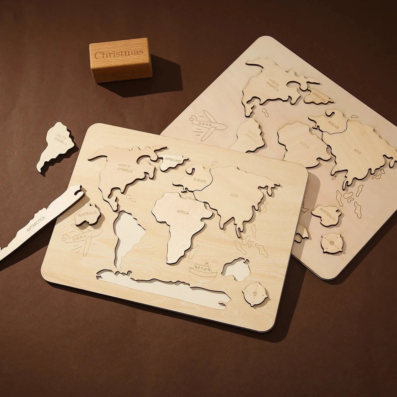 Puzzle Géographie Montessori