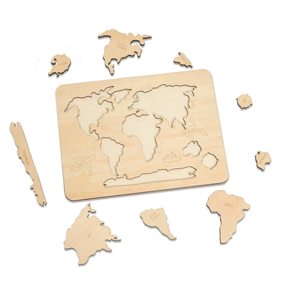 Puzzle Géographie Montessori