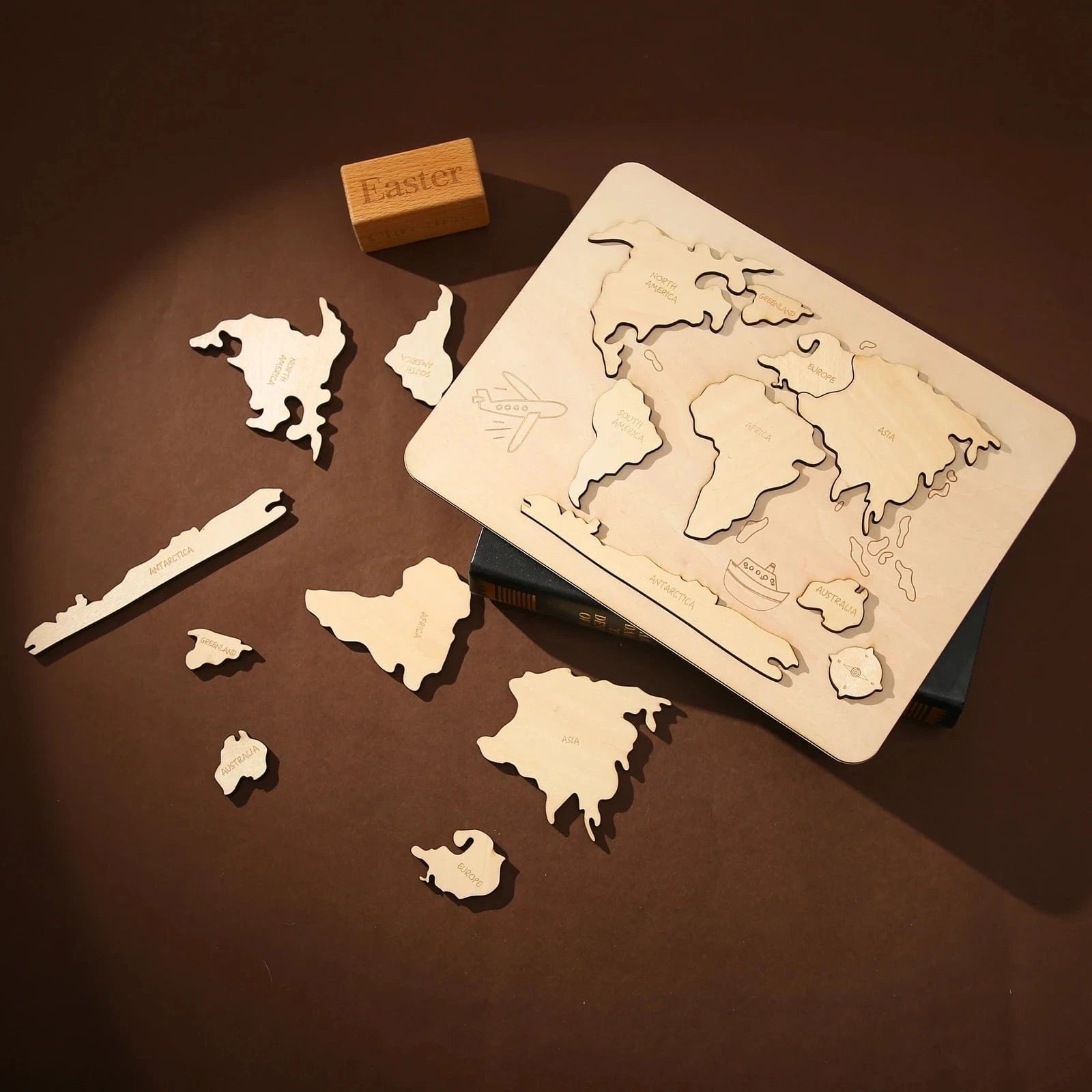 Puzzle Géographie Montessori
