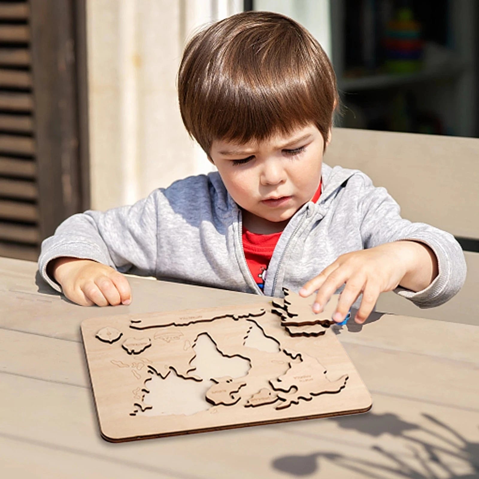Puzzle Géographie Montessori
