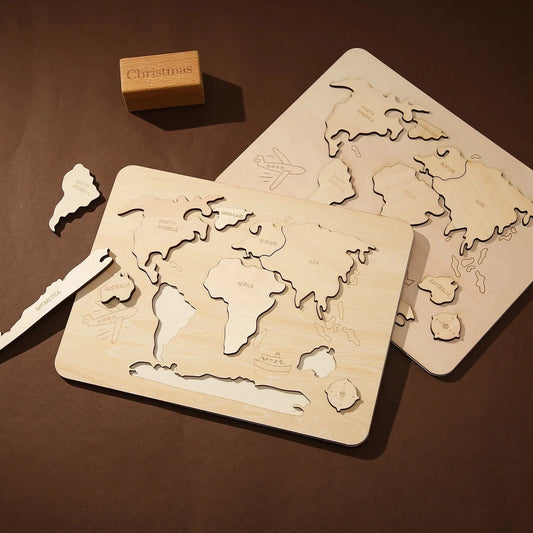 Puzzle Géographie Montessori