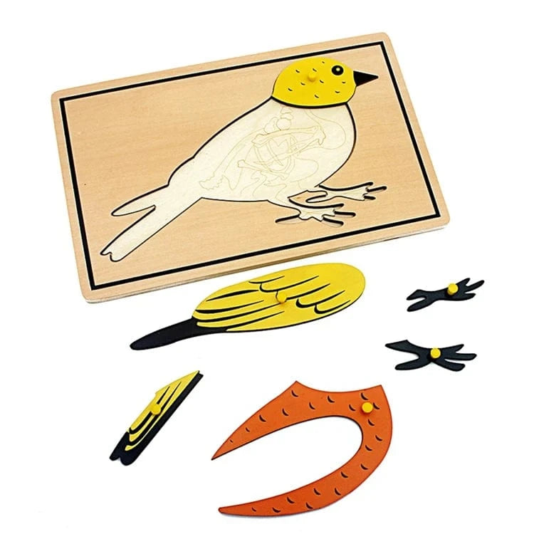 Puzzle Oiseau Montessori