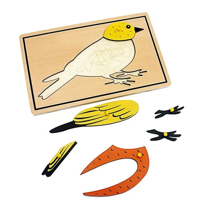 Puzzle Oiseau Montessori