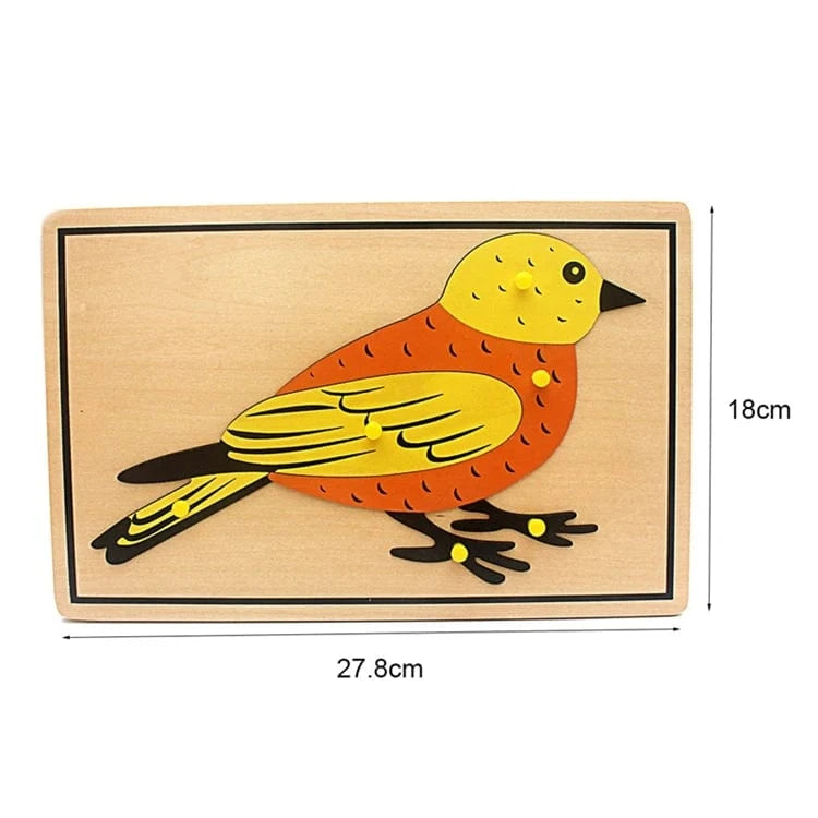 Puzzle Oiseau Montessori
