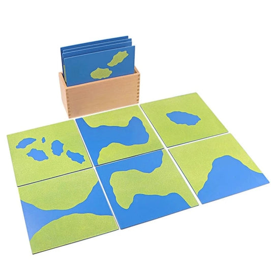 Puzzle Planisphère Montessori