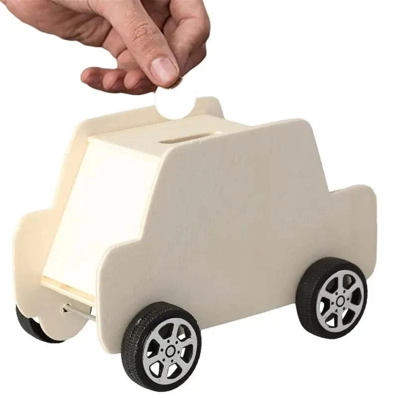 Tirelire en Bois Montessori