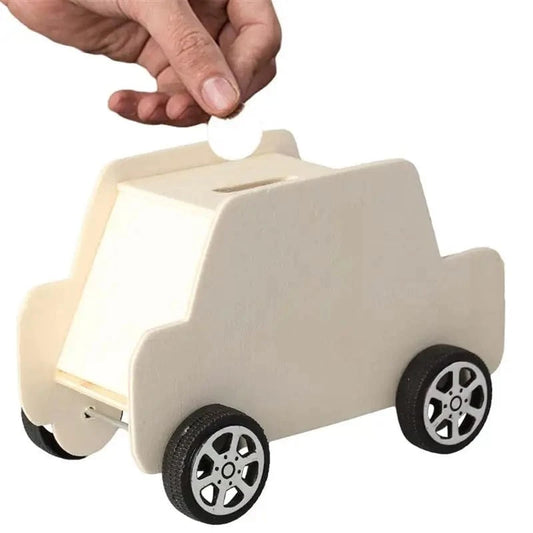 Tirelire en Bois Montessori