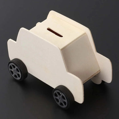 Tirelire en Bois Montessori